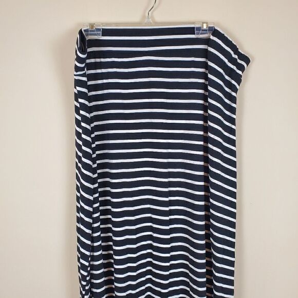 A.n.a Black & White Striped Long Skirt 2X - Picture 2 of 7